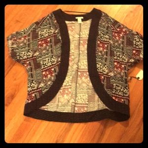 Bohemian short sleeved Cardigan